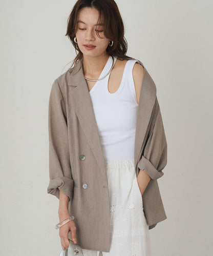 Loungedress 不對稱剪裁 背心