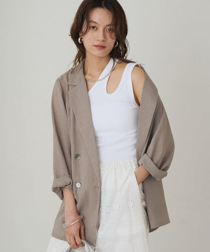 Loungedress 不對稱剪裁 背心