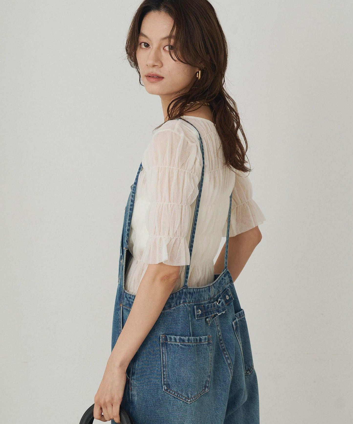 Loungedress 抽褶設計針織上衣