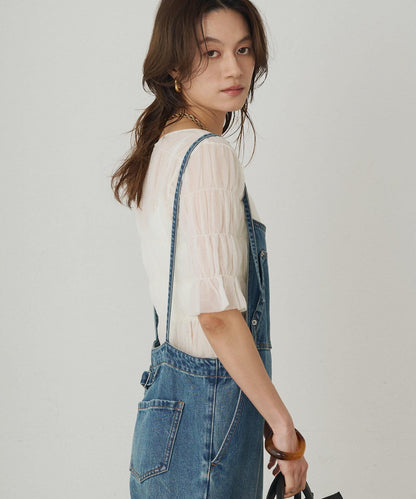 Loungedress 抽褶設計針織上衣