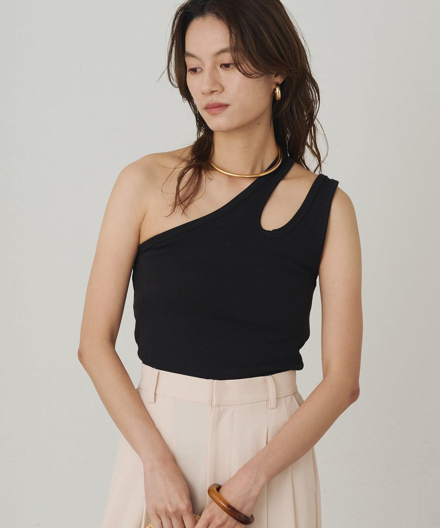 Loungedress 不對稱剪裁 背心