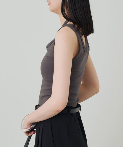 Loungedress 不對稱剪裁 背心