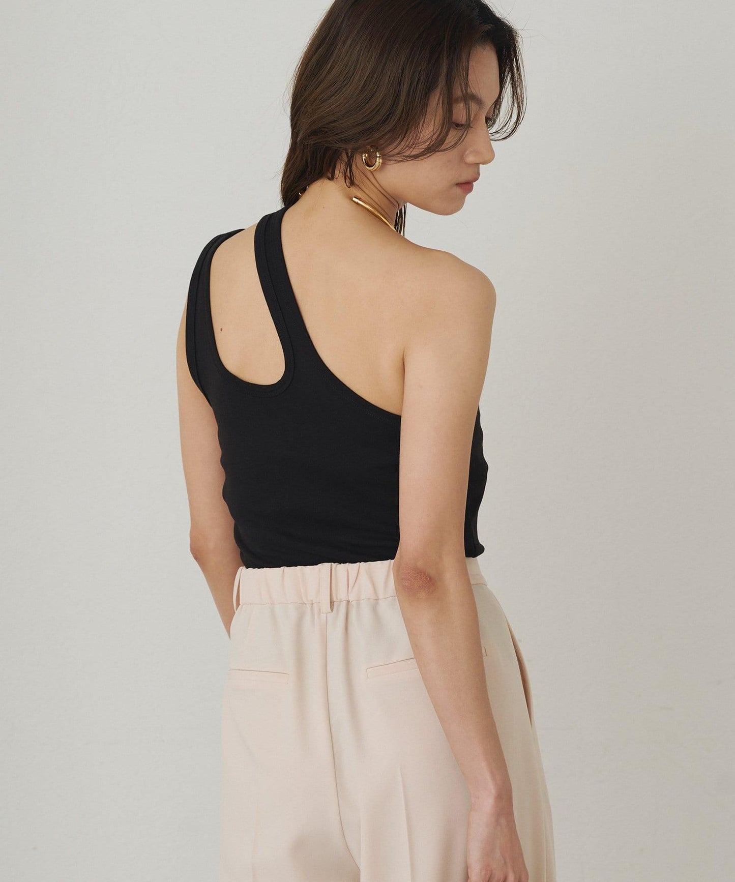 Loungedress 不對稱剪裁 背心