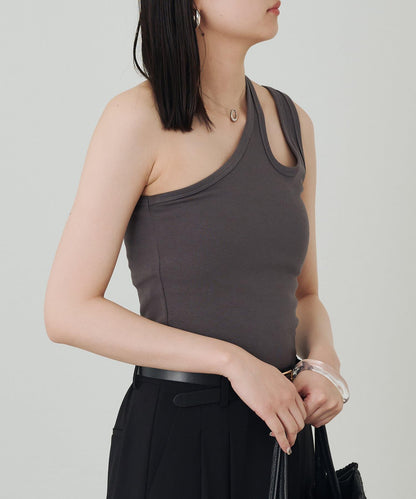 Loungedress 不對稱剪裁 背心