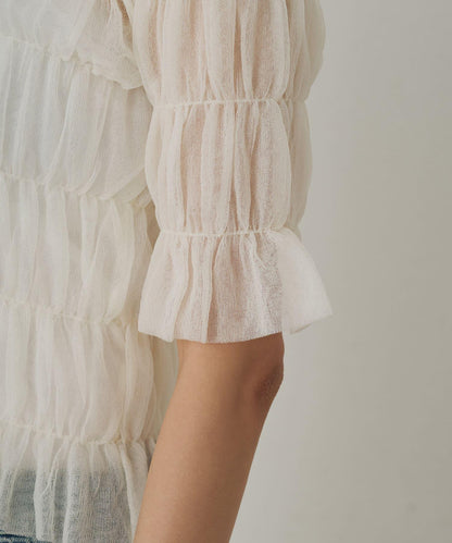 Loungedress 抽褶設計針織上衣