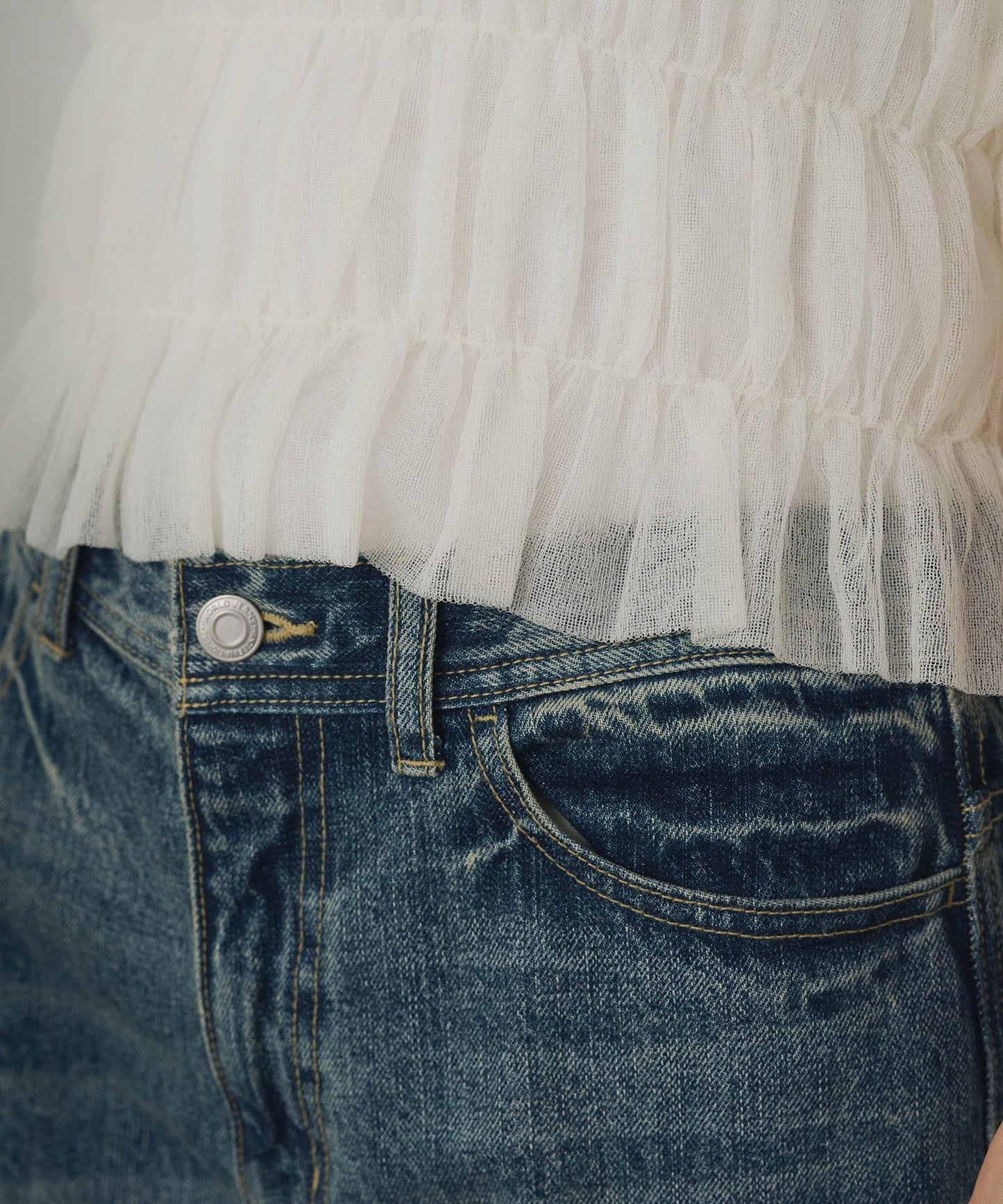 Loungedress 抽褶設計針織上衣