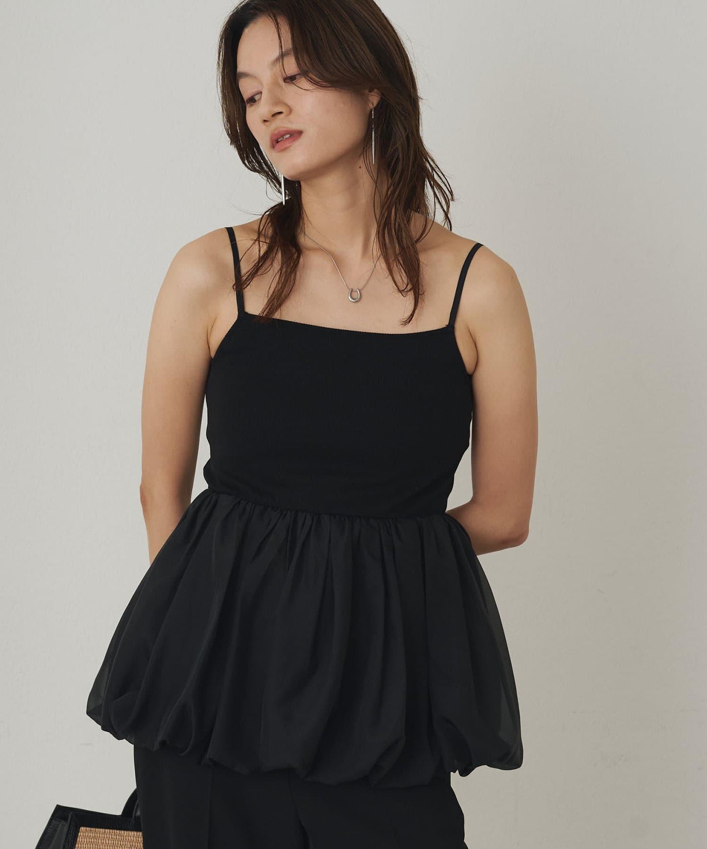 Loungedress 蓬鬆設計 內搭吊帶背心