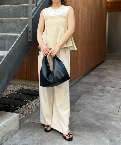 CAPRICIEUX LE'MAGE 內搭套裝 荷葉下襬設計 束胸上衣