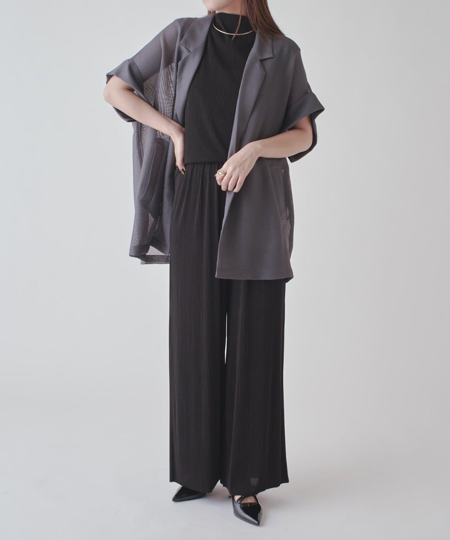 Lui's 褶皺設計 背心