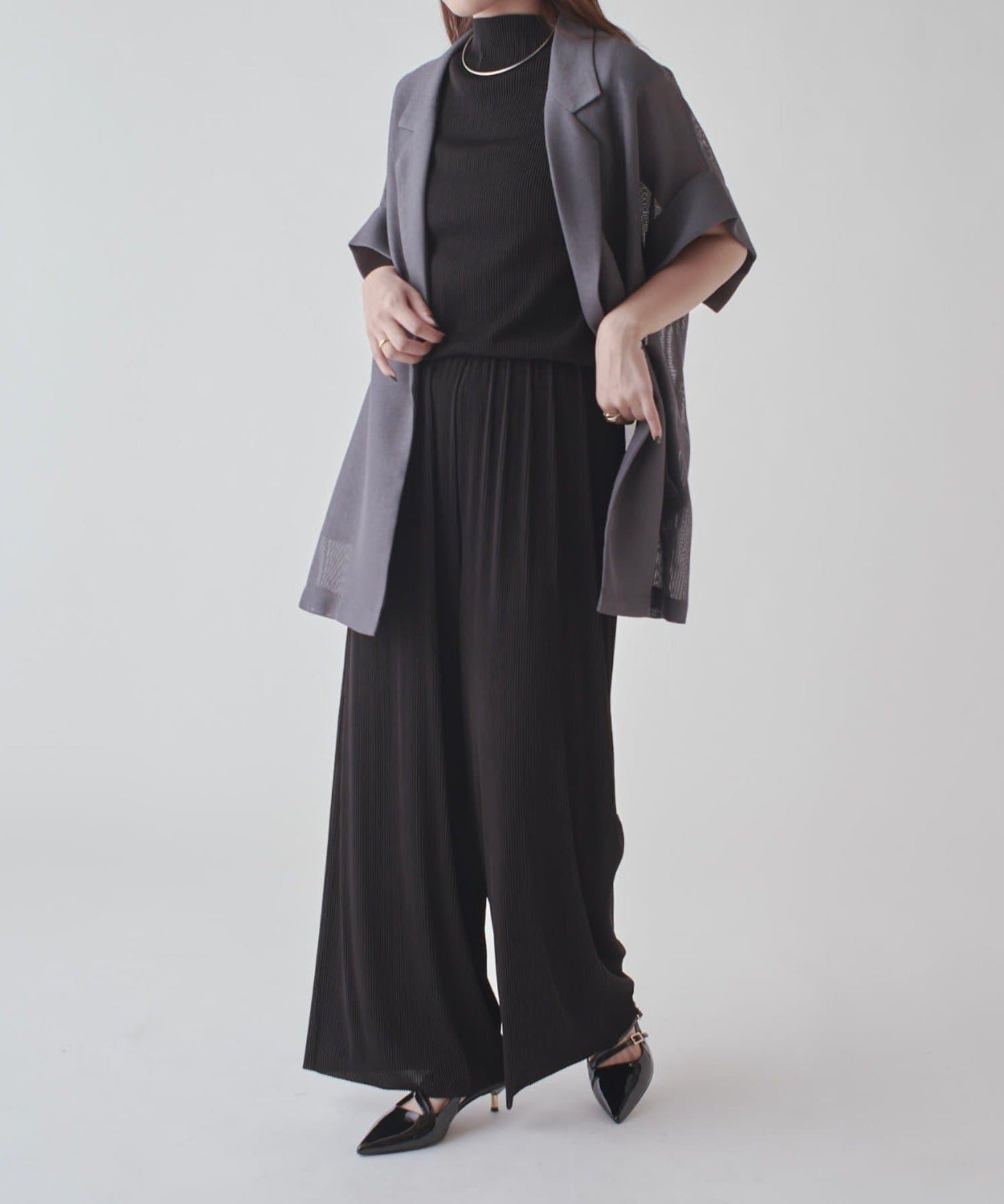 Lui's 褶皺設計 背心