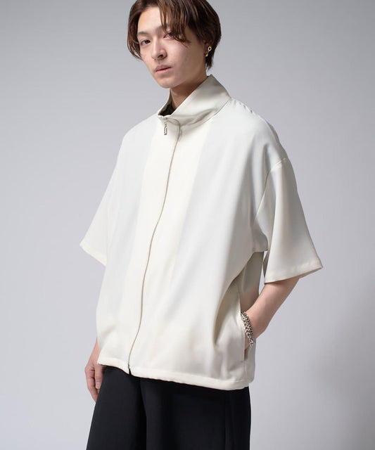 Lui's 拉鍊短袖襯衫