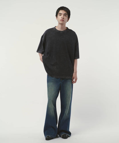 Lui's 粉感漂染寬鬆 BIG T恤