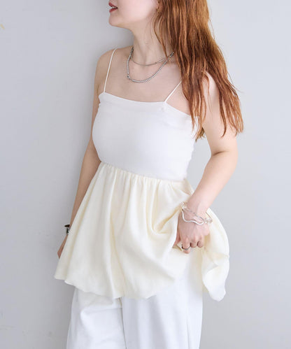 mystic 氣球廓形抹胸上衣