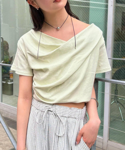 mystic 露肩設計T恤