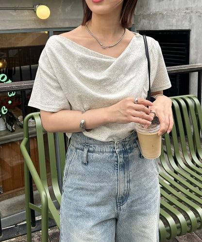 mystic 露肩設計T恤