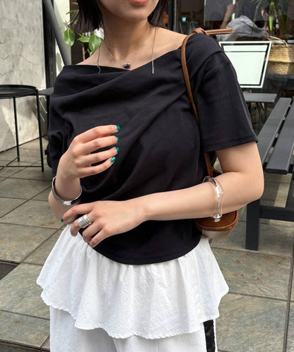 mystic 露肩設計T恤