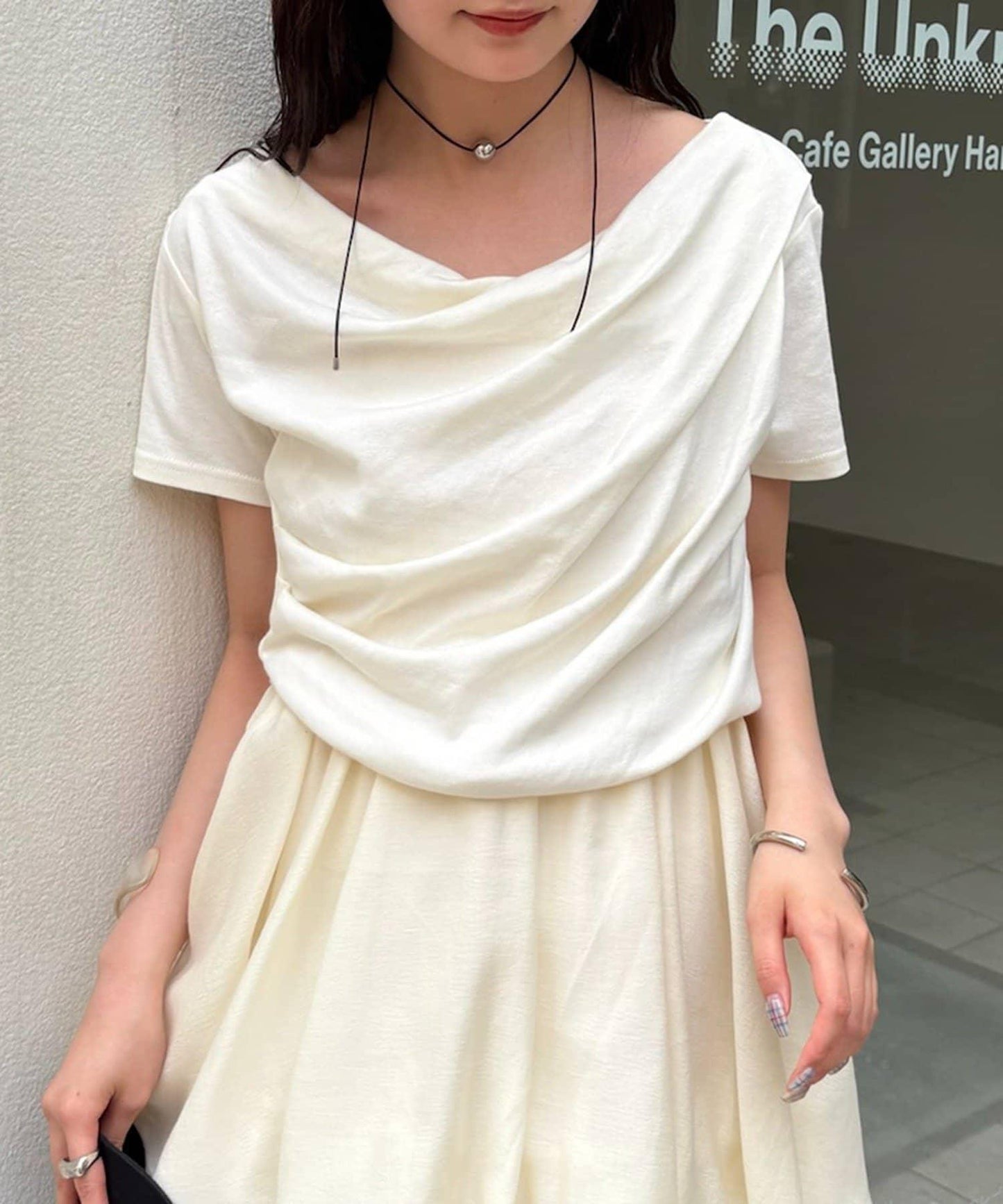 mystic 露肩設計T恤