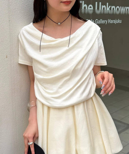 mystic 露肩設計T恤