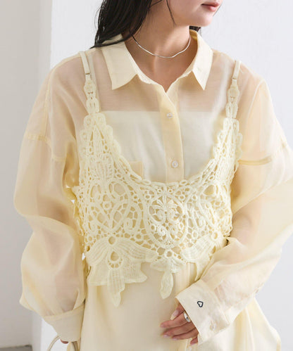 mystic 花卉圖案 吊帶背心