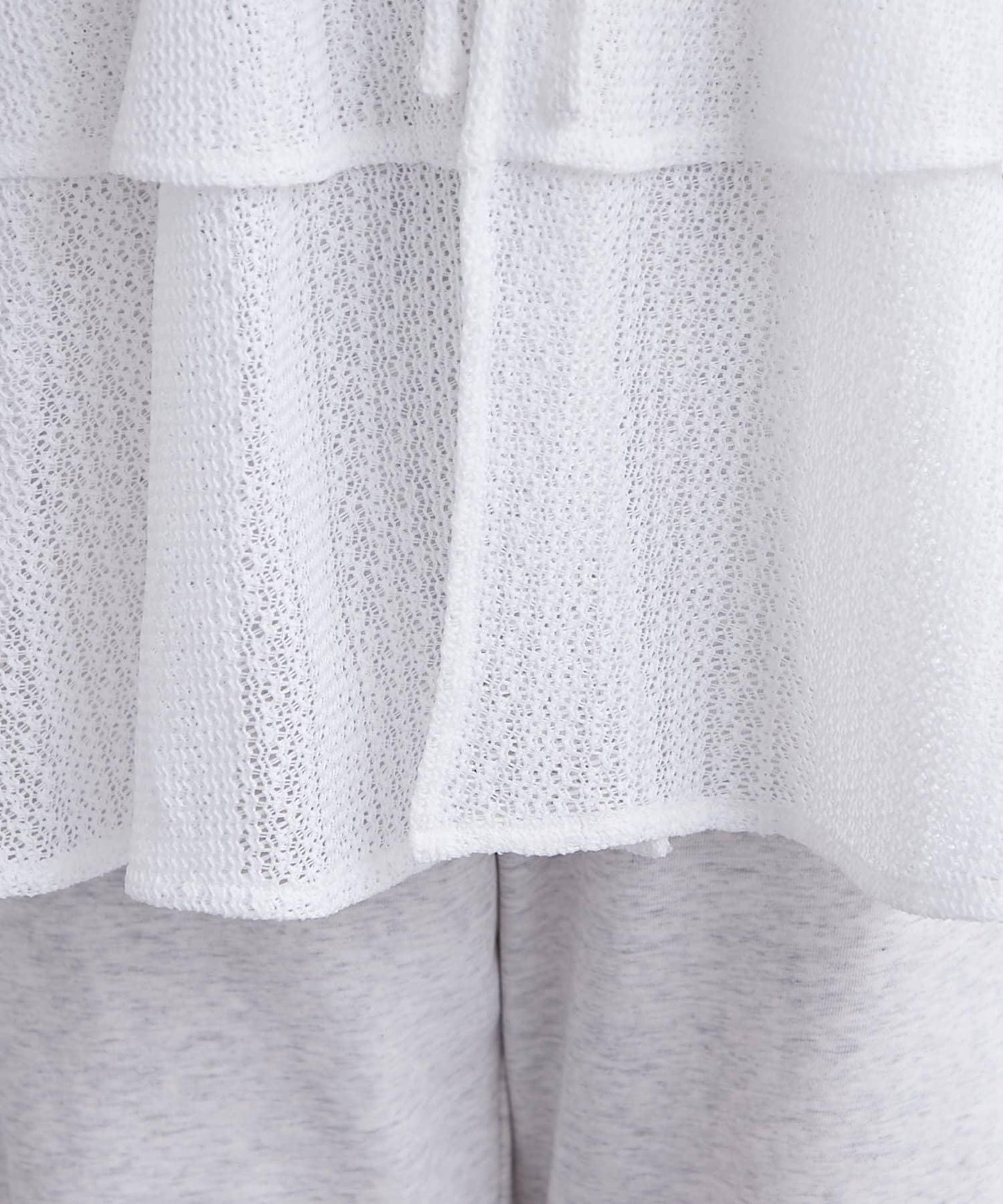 mystic 荷葉擺蝴蝶結長款上衣