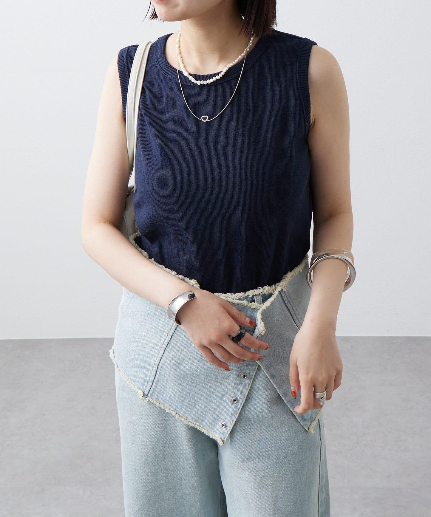 mystic 羅紋無袖T恤