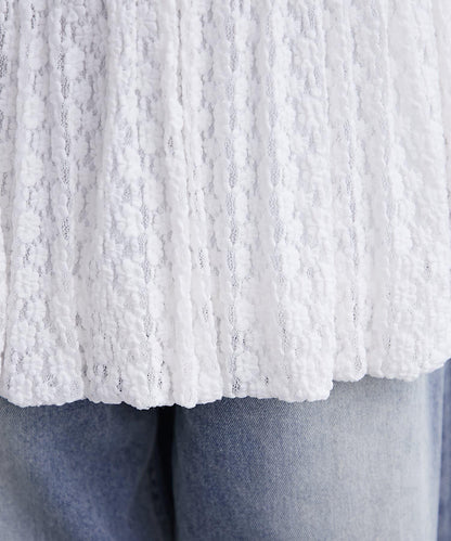 mystic 蕾絲泡泡設計 彈力面料 迷你半身裙