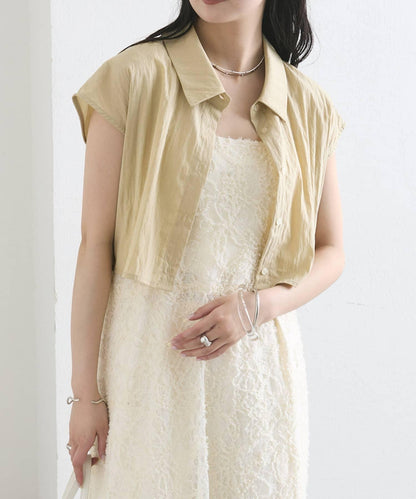 mystic 後背設計短款襯衫