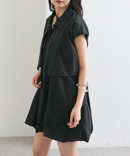 mystic 後背設計短款襯衫