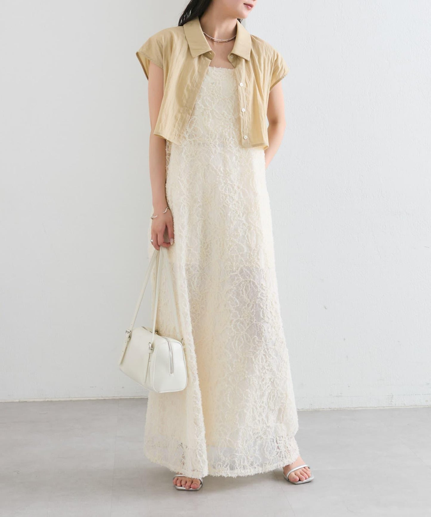 mystic 後背設計短款襯衫