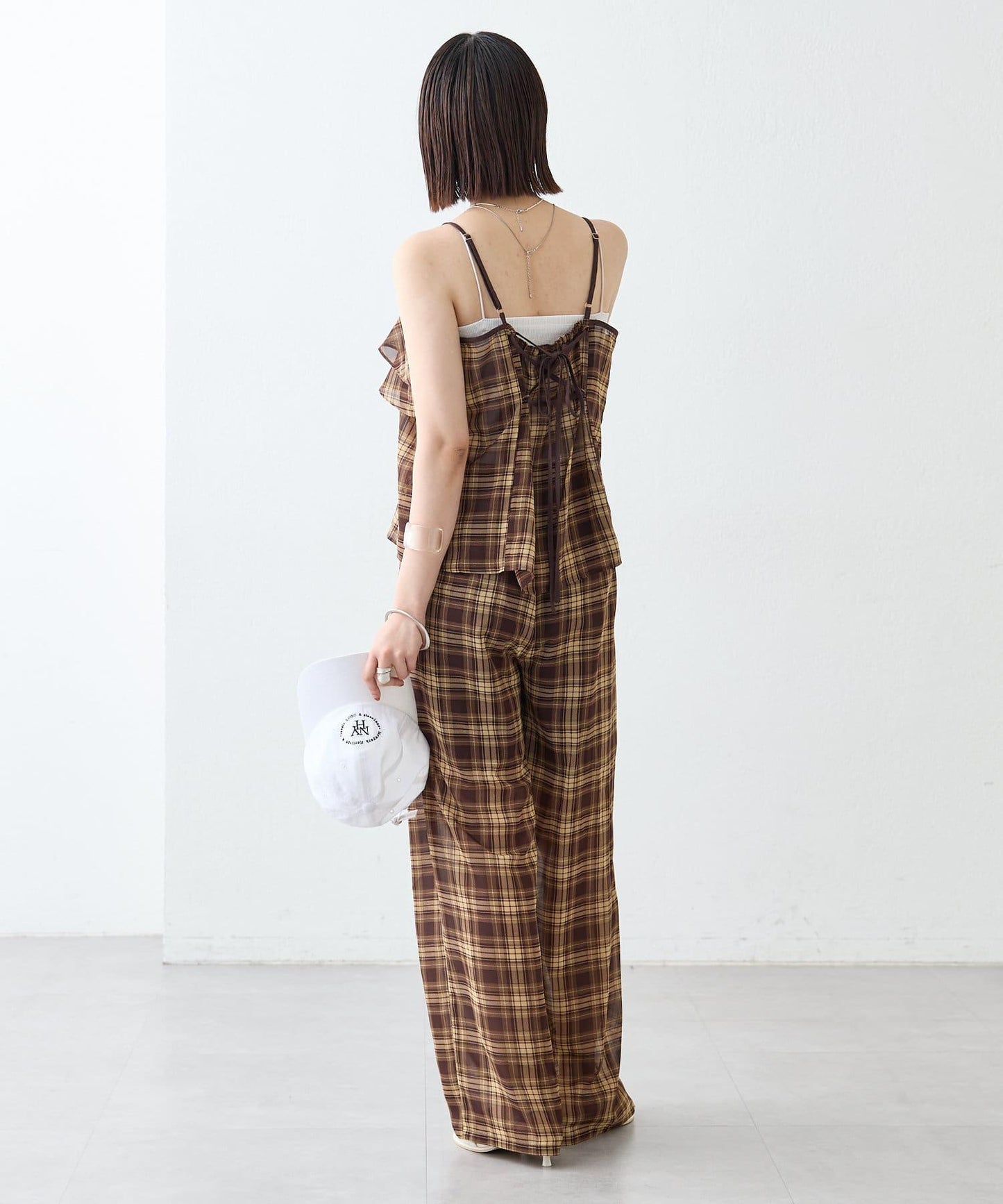 mystic 格紋休閒褲