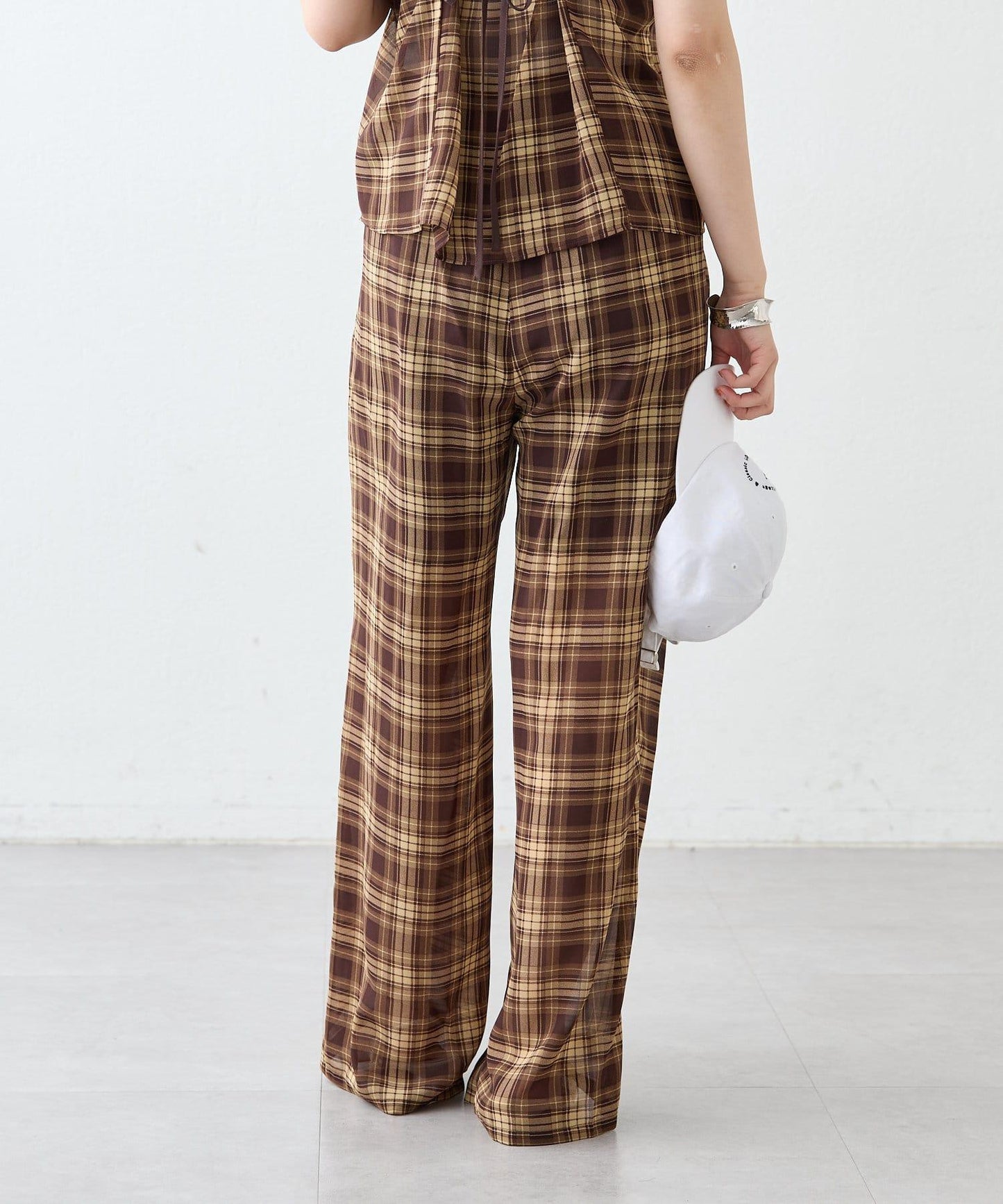 mystic 格紋休閒褲