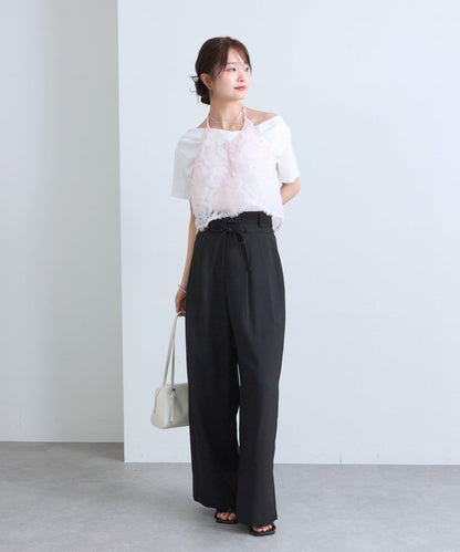 mystic 網紗花卉設計 束胸上衣