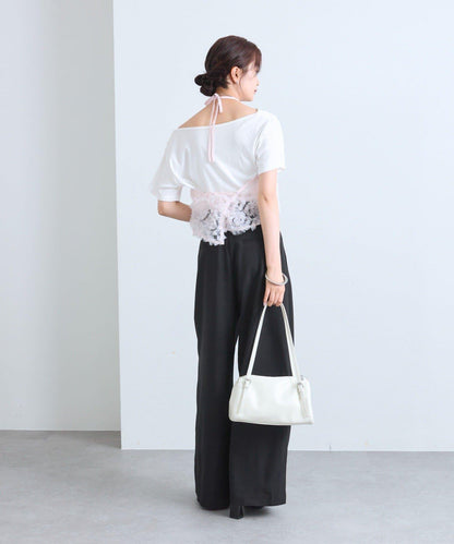 mystic 網紗花卉設計 束胸上衣