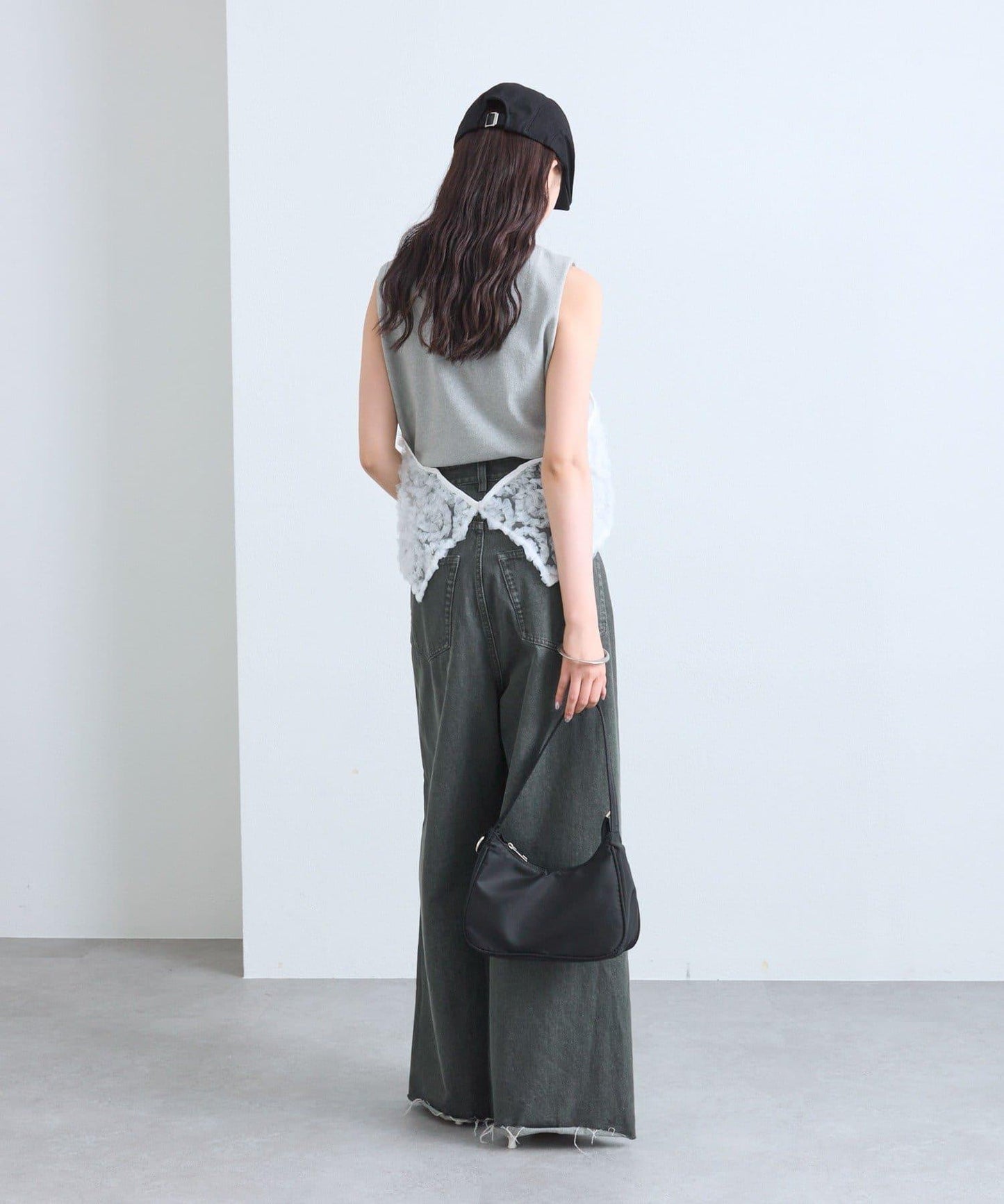 mystic 網紗花卉設計 束胸上衣