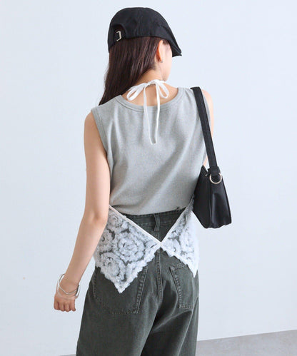 mystic 網紗花卉設計 束胸上衣