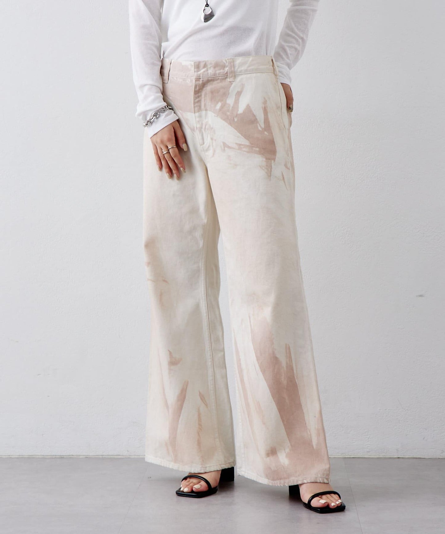 【mystic】ai no de sugo 寬鬆喇叭褲