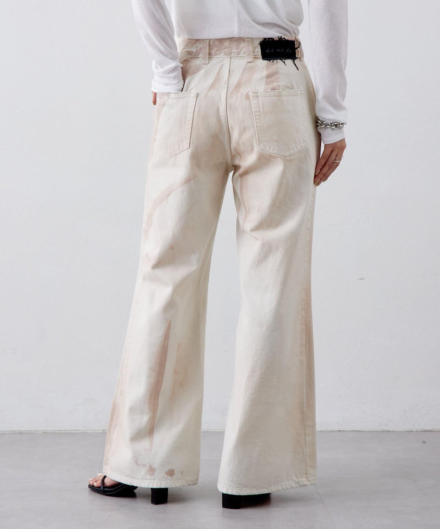 【mystic】ai no de sugo 寬鬆喇叭褲