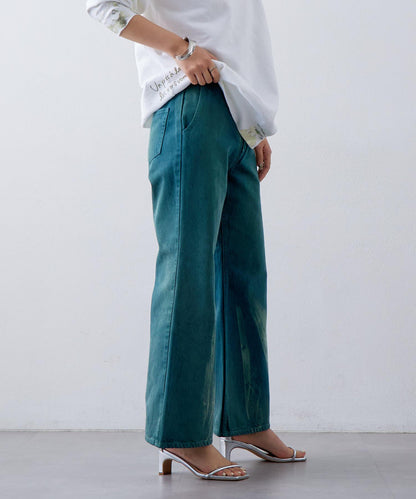 【mystic】ai no de sugo 寬鬆喇叭褲