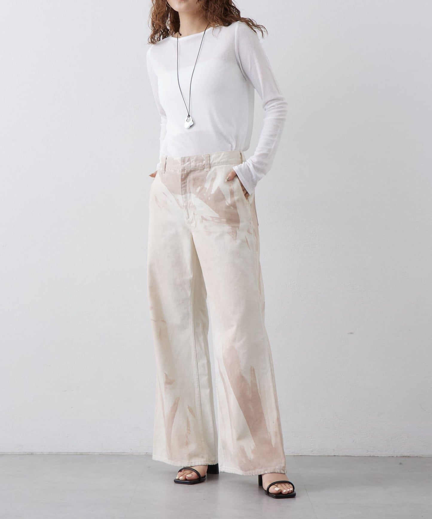 【mystic】ai no de sugo 寬鬆喇叭褲