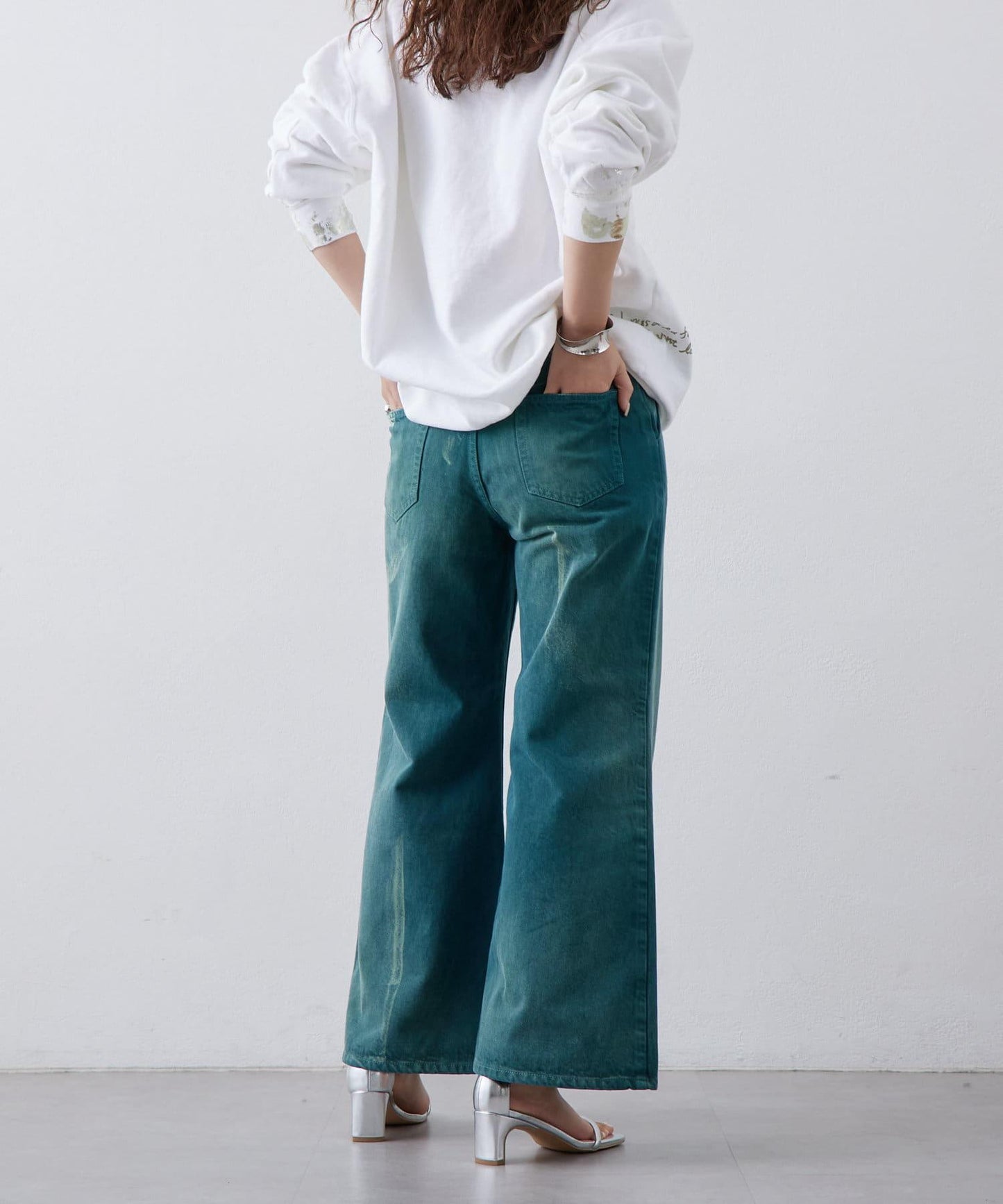 【mystic】ai no de sugo 寬鬆喇叭褲