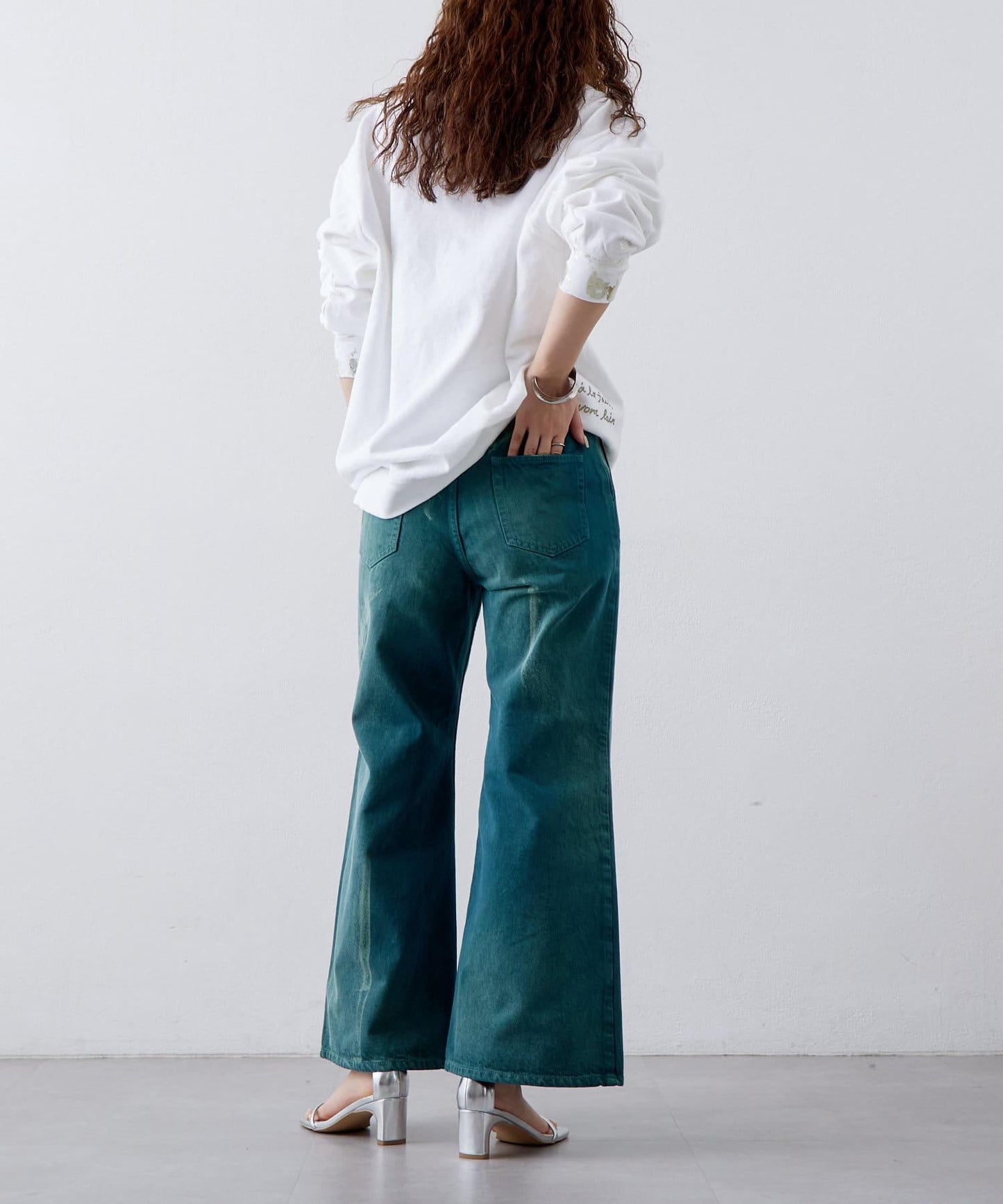 【mystic】ai no de sugo 寬鬆喇叭褲