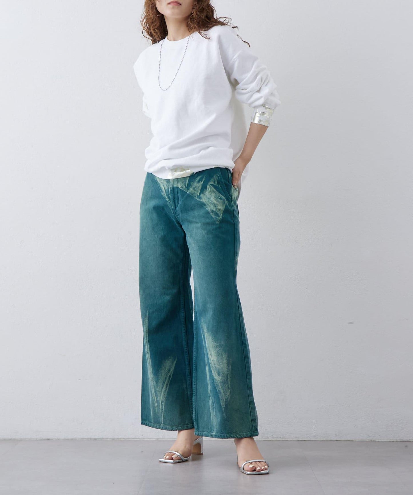 【mystic】ai no de sugo 寬鬆喇叭褲