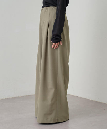 Omekashi 雙褶設計 休閒褲