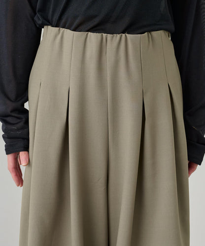 Omekashi 雙褶設計 休閒褲