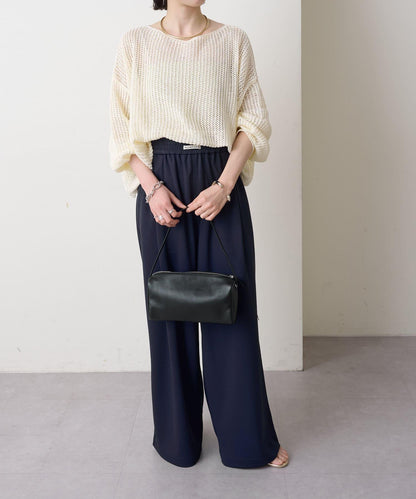 Omekashi 網眼寬鬆針織套頭衫