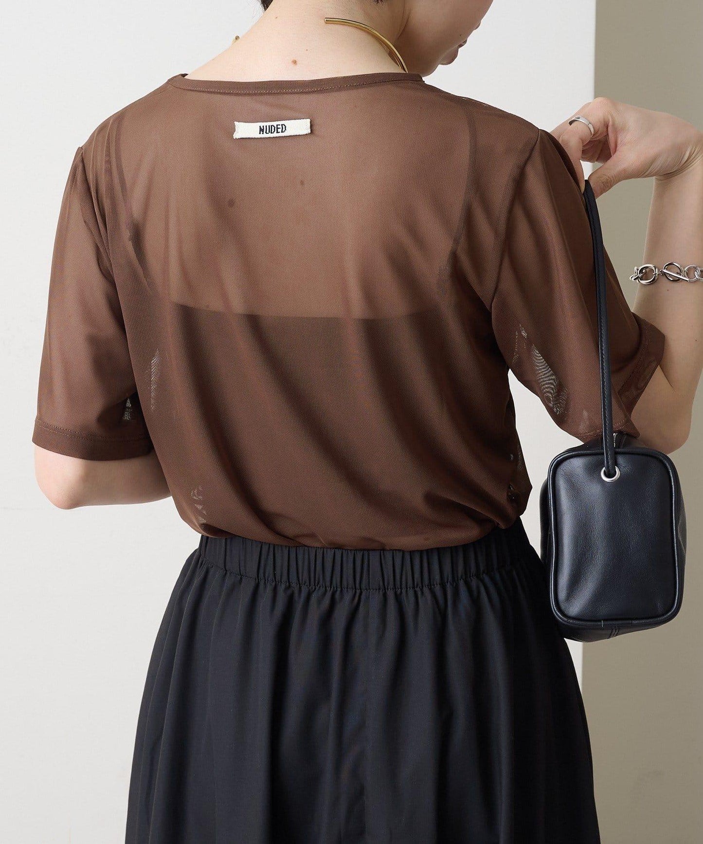 Omekashi NUDED薄紗T恤