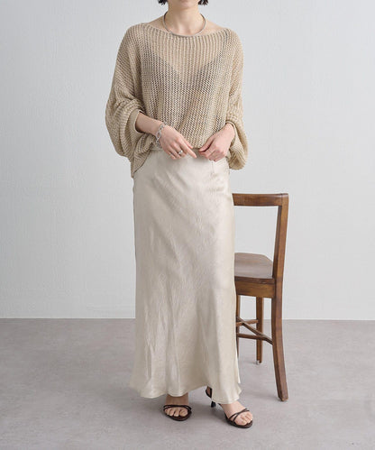 Omekashi 網眼寬鬆針織套頭衫