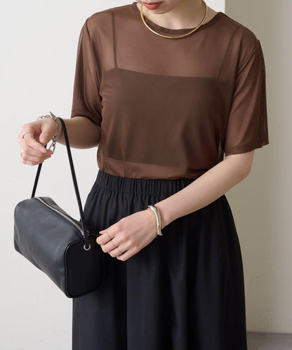 Omekashi NUDED薄紗T恤