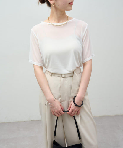 Omekashi NUDED薄紗T恤