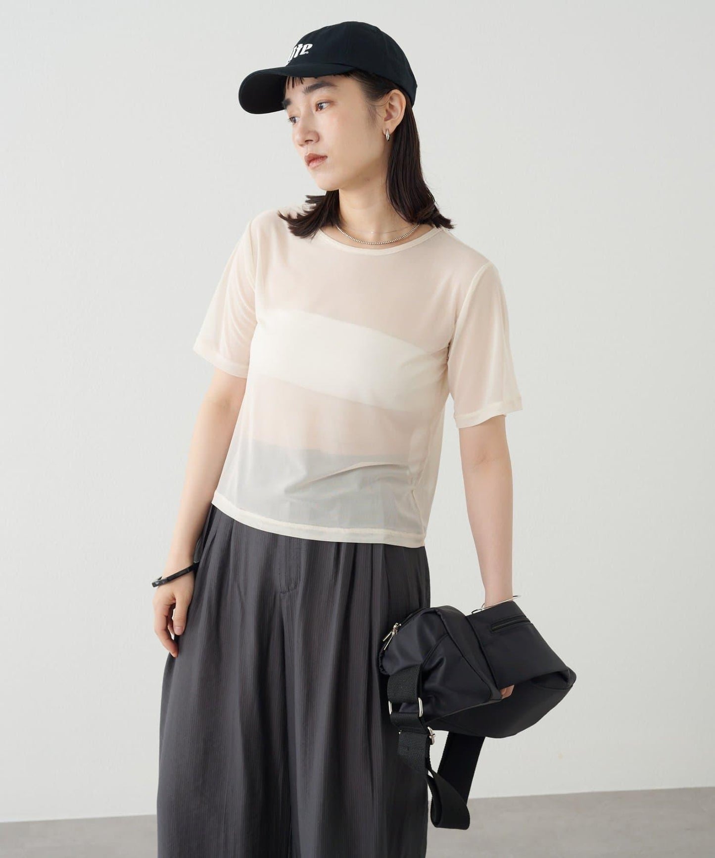 Omekashi NUDED薄紗T恤